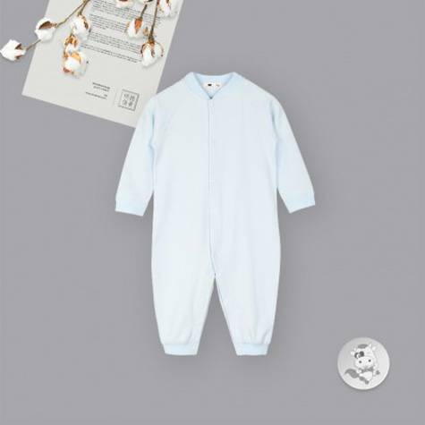 Verantwortung Männer und Frauen Baby Bio-Baumwolle einteilige Pyjamas Home Kleidung Crawl Kleidung europäischen Stil elegante einfarbige